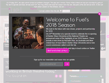 Tablet Screenshot of fueltheatre.com
